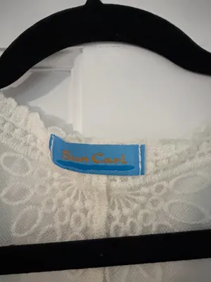 Sun Carl lace cover up White Size M thumbnail 3