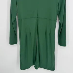 Eloquii Ruched V-Neck Sheath Dress 16 Green Long Sleeve Party Wedding Guest Chic thumbnail 7
