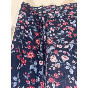American‎ Eagle Floral Kimono Cardigan Navy Pink Red XS/S thumbnail 4