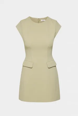 Aritzia priestly dress martini olive thumbnail 1