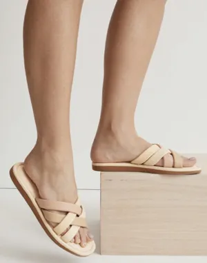 Madewell The Leeandra Slide Sandal Women’s Leather Strappy Cloudlift thumbnail 1