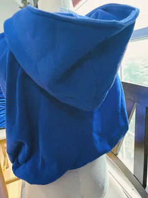 Blogilates size S Blue Full-Zip Hoodie thumbnail 2