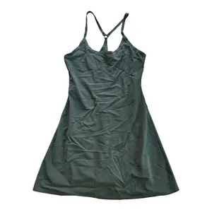 Outdoor Voices‎ Exercise Dress Forest Green Racerback Built-in Shorts Pockets XS thumbnail 4