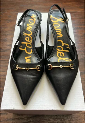 Sam Edelman Kitten Heel Pointed Toe Slingback Pump thumbnail 1