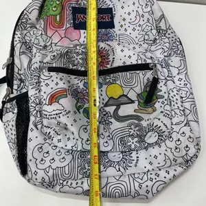 Jansport Cross Town Backpack Laptop Bag Color Me In Edition School Travel thumbnail 3