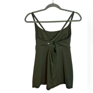 Lululemon Olive Green Strappy Active Tank thumbnail 2