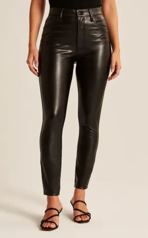 Abercrombie Vegan Leather Skinny Pant thumbnail 3