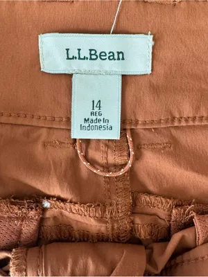 L.L.Bean - NWT Women’s Access Trail Shorts Cinnamon Regular 5” Hiking Sz 14 thumbnail 7