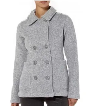 PATAGONIA Better Sweater Peacoat Double Breasted Jacket Women's Size Small thumbnail 1