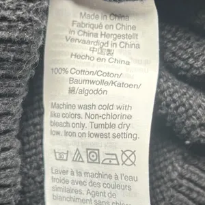J. Crew Black 100% Cotton Long Sleeve Sweater‎ XS Preppy Classic thumbnail 6