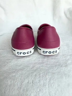 Crocs Womens Crocs Flats Pink Purple Ballet Shoes Hospital Size 6 thumbnail 5