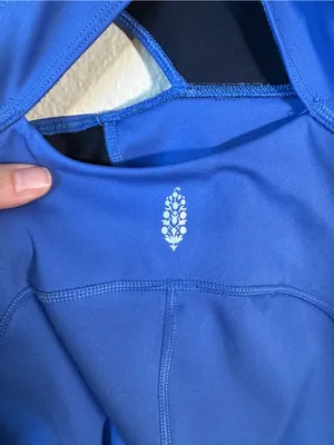 Free People Movement Blue Jumpsuit Womens XS Athletic Gym Workout One Piece thumbnail 7
