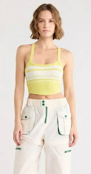 NWT Free People Movement All Clear Striped Cami thumbnail 1