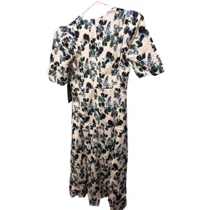 Tuckernuck Budding Bluebell Hadley Floral Print Linen Midi Dress Blue‎ Blooms M thumbnail 5