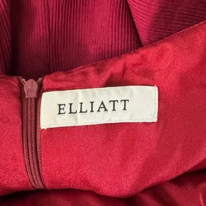 Elliatt Unwrapped‎ Bow Halter Dress Small Backless Sleeveless Party Cocktail Red thumbnail 11