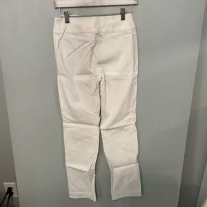 NIC+ZOE Womens Pants Wonderstretch Slim Leg Pull On White Size 2 thumbnail 3