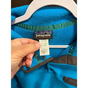 Patagonia Lightweight Synchilla Snap-T Pullover blue women's XL thumbnail 3