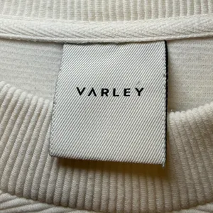 Varley Horton Side Zip Active Sweatshirt Oversized XS Ivory Cream Ribbed Flawed‎ thumbnail 3