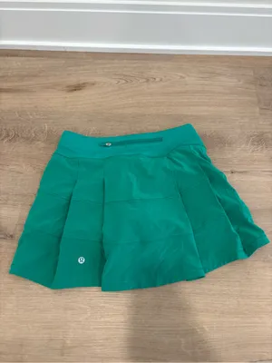 Lululemon Pace Rival Mid Rise Skirt in Kelly Green thumbnail 5