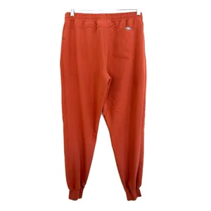 FIGS Mari Skinny Joggers Scrub Pant Terracotta Pink Drawstring size medium thumbnail 3