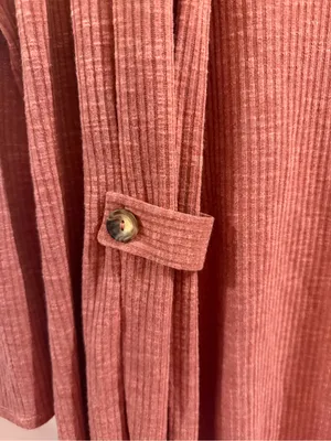 CURE. Ribbed Open Front Cardigan Size L thumbnail 2