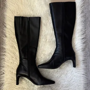 Vagabond Vendela Black Leather Tall Boots thumbnail 2