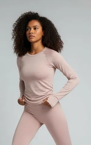 Lululemon Light Pink Long Sleeve Swiftly Tech Size 6 thumbnail 1