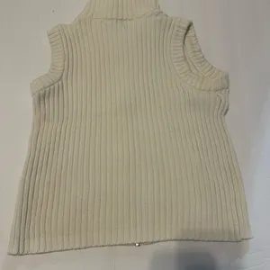 GAP White Cream Sleeveless Sweater Vest Cable Knit Fall ‘99 Vintage 100 cotton thumbnail 3