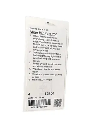 Lululemon Align Size 4 High-Rise Pant 25" True Navy thumbnail 5