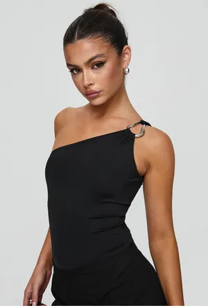 Princess Polly Bodysuit Black thumbnail 1
