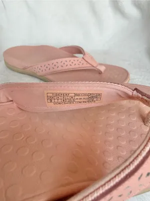 Vionic Pink Women's Perforated Strap Flip Flop Sandals Size 9 thumbnail 9