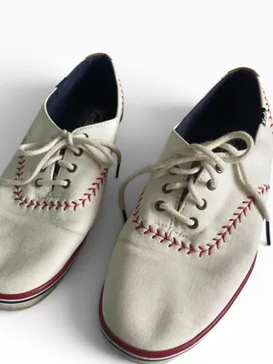 Keds Champion Pennant Baseball Stitch Canvas Sneakers - Off-White thumbnail 3