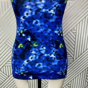 Lululemon‎ Cool Racerback Windy Blooms Print Blue Size 4 thumbnail 9