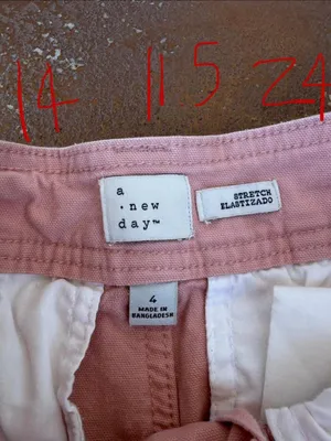 A New Day pink wide leg cropped until it’s pants sz 4 #wideleg #preppy #momcore #spring thumbnail 6