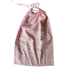 Lime Tree Design England Pink Cotton Pajama Set Small Travel Bag Pockets thumbnail 8
