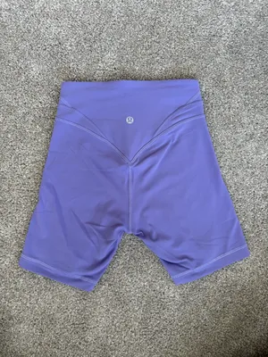 Lululemon Align Curve Seam High-Rise Shorts 6" Dark Lavender 2 thumbnail 4