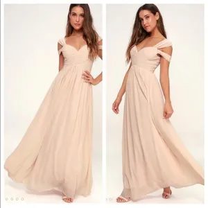 NWT Lulus Make Me Move White Maxi Dress in Blush Size Small‎ thumbnail 13