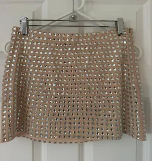 Zara sparkly tulle mini skirt thumbnail 3