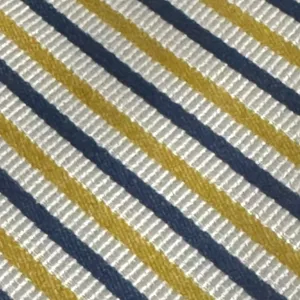 IZOD 100% Silk Blue Yellow White Diagonal Striped Men’s Neck Tie Classic Business thumbnail 5