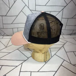 Prana Trucker Hat OS Peach Grey Black Shine Moon Snapback Mesh Cap‎ thumbnail 2