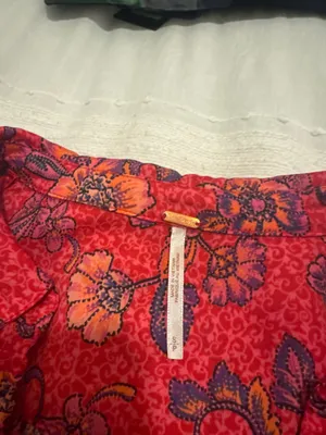 Free people got you cropped collared shirt thumbnail 5