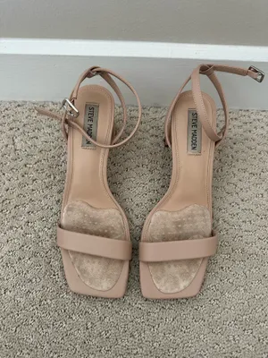 Steve Madden Nude Luxe Strappy Heels thumbnail 3