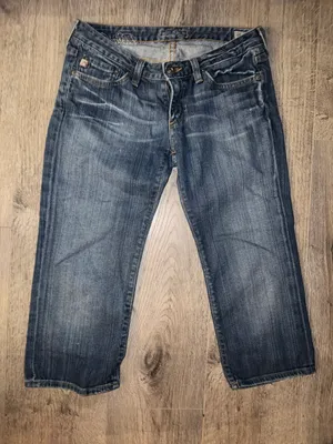 Big star Vintage Early 2000’s Sweet Crop Ultra Low-rise Straight blue jeans! thumbnail 4