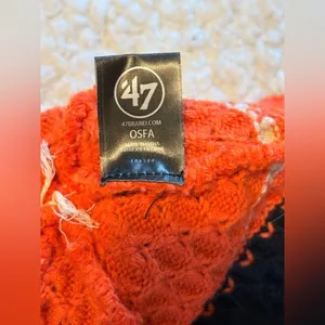 NFL 47 Brand Orange Denver Broncos Beanie Knit Hat thumbnail 4
