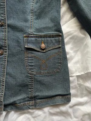 Vintage Y2K Weles Blue Denim Jacket thumbnail 5