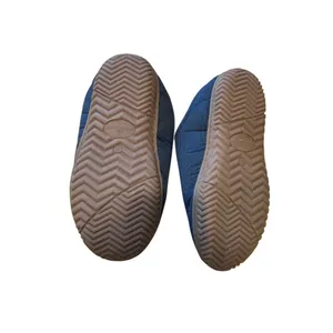 Staheekum Women's 8 Cozy Cabin Slippers Blue Camping Print DOG COFFEE thumbnail 6