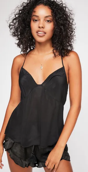 Free People Feels Like This Silk Cami thumbnail 1