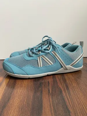 Xero Prio Barefoot Minimalist Hiker Sneaker Low Athletic Shoes 10 Light Blue thumbnail 8