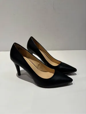 A.N.A m Wardrobe Staple Classic Black Pointed-Toe High Heel Pumps - Size 9.5 thumbnail 2