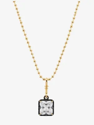Revolve x Adina Eden Square Encased Statement Necklace Charm thumbnail 5